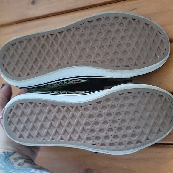 Kids Vans Glow in the Dark Skull High Tops Skate - Picture 4 of 5